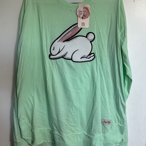 August Bleu bunny long sleeve shirt size 2XL - Picture 1 of 4